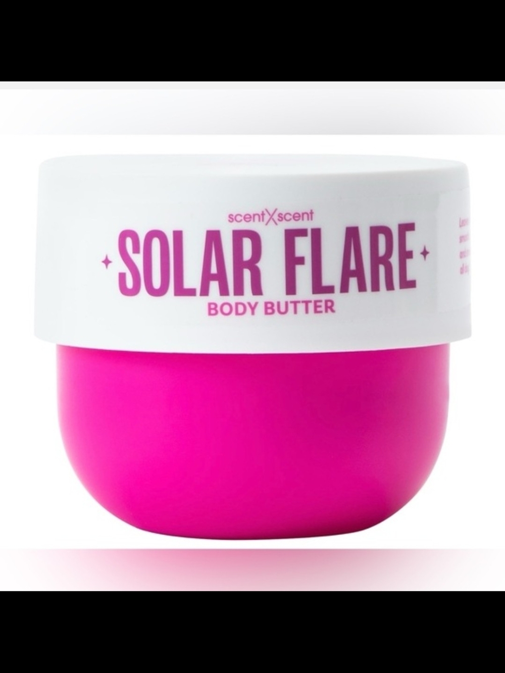 ScentXSCent Solar Flare Pink Body Butter-10oz New!